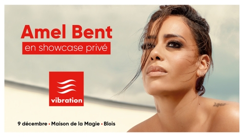 Amel Bent : gagnez vos places pour son showcase privé Vibration à...